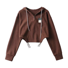 Load image into Gallery viewer, Label Love Asymmetrical Hoodie
