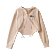 Load image into Gallery viewer, Label Love Asymmetrical Hoodie