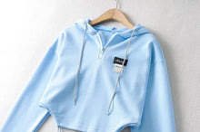 Load image into Gallery viewer, Label Love Asymmetrical Hoodie