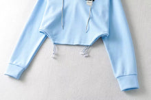 Load image into Gallery viewer, Label Love Asymmetrical Hoodie