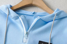 Load image into Gallery viewer, Label Love Asymmetrical Hoodie