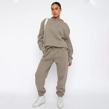 Load image into Gallery viewer, Hooded Ease Sweater Trouser Set