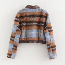 Load image into Gallery viewer, Brown Sugar Plaid Jacket