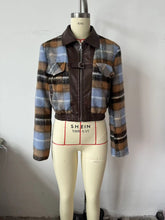 Load image into Gallery viewer, Brown Sugar Plaid Jacket