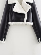 Load image into Gallery viewer, Candy Stripe Shearling Jacket