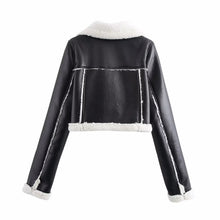 Load image into Gallery viewer, Candy Stripe Shearling Jacket