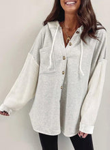 Load image into Gallery viewer, Patchwork Season Hooded Coat
