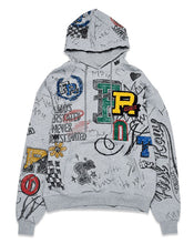 Load image into Gallery viewer, ALLOVER DOODLING HOODIE