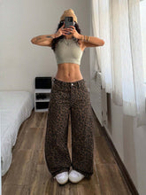 Load image into Gallery viewer, Leopard Lane Wide-Leg Jeans