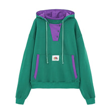Load image into Gallery viewer, Graphic Mood Colorblock Hoodie