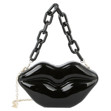 Load image into Gallery viewer, Acrylic Hard Case Lips Clutch Crossbody Bag