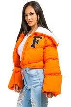 Load image into Gallery viewer, WOMEN FASHION PUFFER FUZZY TRDDY JACKET