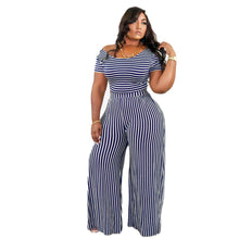 Load image into Gallery viewer, Stripe Social Wide-Collar Set