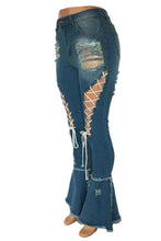 Load image into Gallery viewer, WOMEN FASHION DENIM JEANS