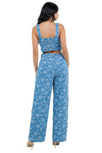 Load image into Gallery viewer, FAHION DENIM TWO PIECE PANTS SET