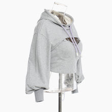 Load image into Gallery viewer, Double Take Cutout Hoodie Set