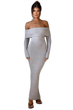 Load image into Gallery viewer, WOMEN FASHION LONG MAXI KNIT DRESS