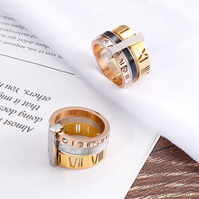 Load image into Gallery viewer, Roman Spark Three-Layer Ring