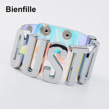Load image into Gallery viewer, Custom Name Clear Cuff Bracelet