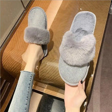 Load image into Gallery viewer, Cozy Sparkle Plush Slippers