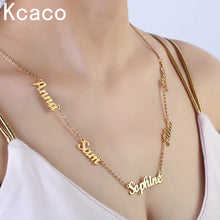Load image into Gallery viewer, Gold Personalized Necklace