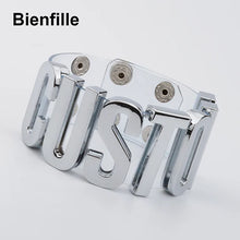 Load image into Gallery viewer, Custom Name Clear Cuff Bracelet