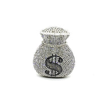 Load image into Gallery viewer, Luxury Rich Dollar Crystal Clutches