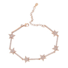 Load image into Gallery viewer, Crystal Silver Bracelet