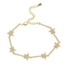 Load image into Gallery viewer, Crystal Silver Bracelet