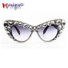 Load image into Gallery viewer, Crystal Oversized Sunglasses