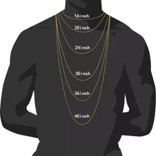 Load image into Gallery viewer, Iced Cross Tennis Chain Necklace