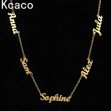 Load image into Gallery viewer, Gold Personalized Necklace