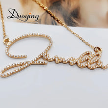 Load image into Gallery viewer, Crystal Personalized Necklace