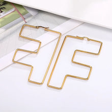 Load image into Gallery viewer, Signature Initial Statement Earrings