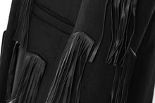 Load image into Gallery viewer, Midnight Moves Fringe Coat