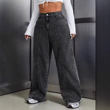 Load image into Gallery viewer, Curve Appeal Distressed Wide-Leg Jeans