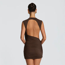 Load image into Gallery viewer, Ribbon Back Asymmetrical Dress