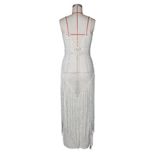 Load image into Gallery viewer, Tulum Nights Crochet Maxi Dress