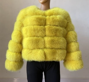 Short Artificial Fur Coat