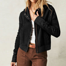 Load image into Gallery viewer, Lazy Luxe Patchwork Zip Hoodie