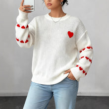 Load image into Gallery viewer, Love Stitch Jacquard Sweater