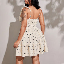 Load image into Gallery viewer, Sunday Brunch Polka Dot Dress