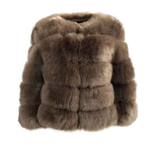 Load image into Gallery viewer, Short Artificial Fur Coat