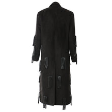 Load image into Gallery viewer, Midnight Moves Fringe Coat