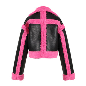 Big Collared Motorcycle Jacket