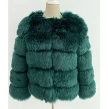 Load image into Gallery viewer, Short Artificial Fur Coat