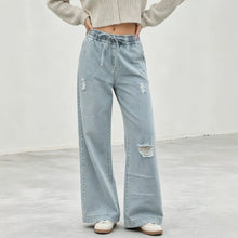 Load image into Gallery viewer, Drawstring Drift Denim Jogger Jeans