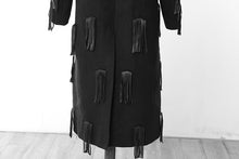 Load image into Gallery viewer, Midnight Moves Fringe Coat