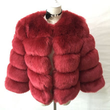 Load image into Gallery viewer, Short Artificial Fur Coat