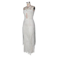Load image into Gallery viewer, Tulum Nights Crochet Maxi Dress